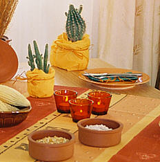 mexikanische Tisch Dekoration