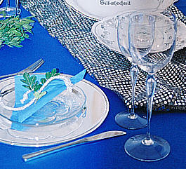 Tischdekorationen und Ideen zur Silbernen Hochzeit