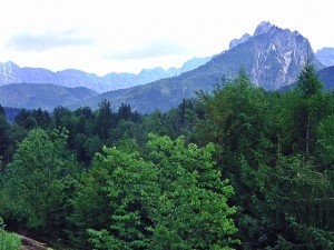 Panoramablick Richtung Dolomiten bei Tarvisio Panoramablick Richtung Dolomiten bei Tarvisio
