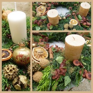 Adventskranz Natur